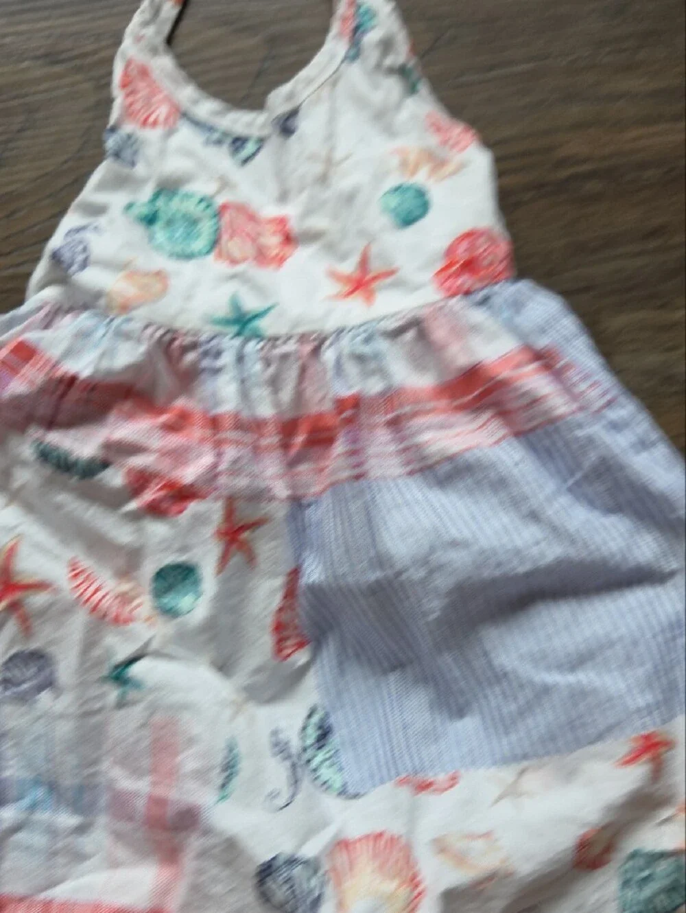Blueberi Boulevard Seashell Summer Beach Halter Dress Size 2t Girls